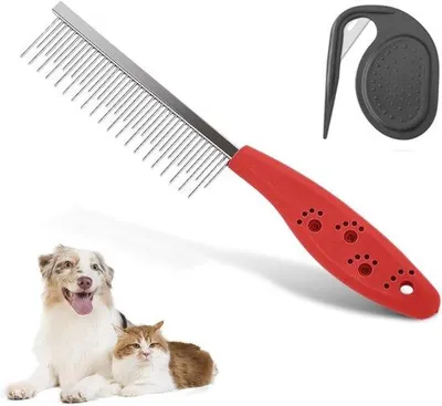 Produktbild von Bürste für langhaarige Katzen, Bürste für Hunde, Entwirrungskamm für Tiere