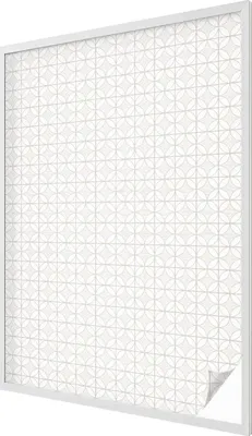 Obrázek produktu pro Vitrážová fólie na okna - 146x100 cm - vitrážový vzor - neprůhledná dekorativní fólie na ochranu soukromí - samolepicí, ochrana proti UV záření - geometrické vzory