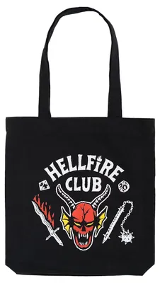 Produktbild von Stranger Things Stofftasche Hellfire Club