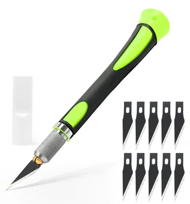 Image de Scalpel de précision - Lame de rechange de 10 pièces - Vert