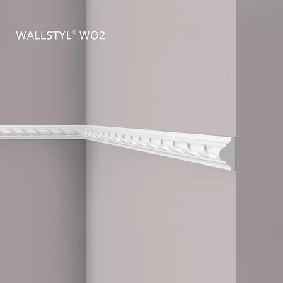 Produktbild von NMC WO2 WALLSTYL Wand- und Friesleiste Zierleiste Stuckleiste 2 m