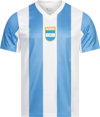 Zdjęcie produktu dla Koszulka męska JELEX Argentyna Retro History niebiesko-biała XL