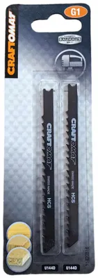 Obrázek produktu pro Craftomat List do přímočaré pily U144D HCS 2 ks na dřevo
