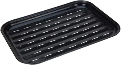 Produktbild von ORION Grillplatte mit Fettsammelrillen / Grillblech / Grilltablett perforiert für Stahlroste