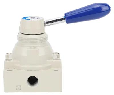 Immagine prodotto di 4HV210-08: Valvola pneumatica a 4 vie, 2 posizioni, azionamento manuale, azione diretta, raccordo 1/4 di pollice PT