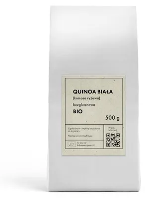 QUINOA BIAŁA (KOMOSA RYŻOWA) BEZGLUTENOWA BIO 500 g - THE PLANET