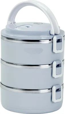 Obrázek produktu pro Lunchbox MagicHome LB933, 3-dílný, 3x 1500 ml, modrý, 20x15x6,2 cm
