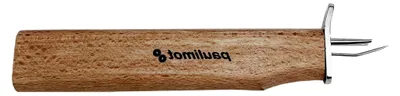 Produktbild von Knüpfwerkzeug aus Holz mit ergonomischem Handgriff, 150 mm