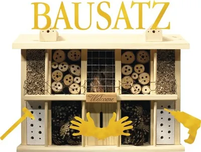 Produktbild von Insektenhotel Dobar Luxusinsektenhotels Bausatz Landsitz Holz ca. 47 x 12,5 x 34 cm