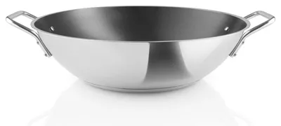 Wok 32 cm, Antihaftbeschichtung, Edelstahl, spülmaschinengeeignet
