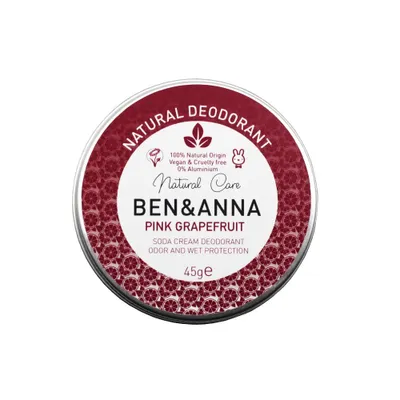 Obrázek produktu pro Ben & Anna BA03PG, Ženy, Deodorant, Deodorační krém, Dávkovač, 45 g, Grep