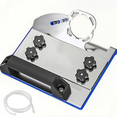 45° Fliesenschneider-Halterung für Winkelschleifer Typ 100, Edelstahl