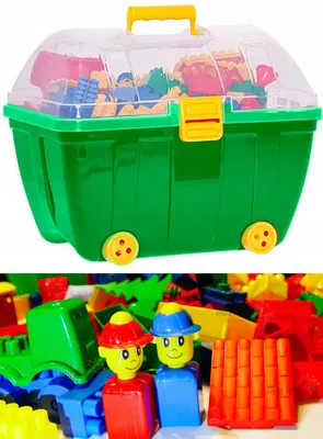 Produktbild von Große Hemar K2 Bausteine 180 Teile Koffer Geschenkidee