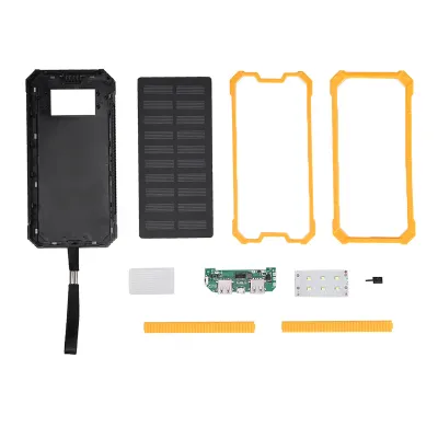 Produktbild von Tragbares 20000-mAh-Schnelllade-Dual-USB-Polar-Mobile-Powerbank-Gehäuse-DIY-Kit Gelb