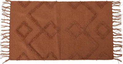 Obrázek produktu pro Dekorativní tkaný jutový koberec 90 x 60 cm