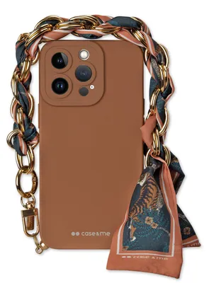 Image de SBS Coque pour iPhone 14 Pro Max avec chaîne de poignet et foulard