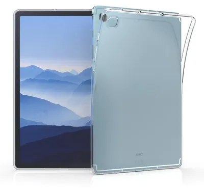 Produktbild von kwmobile Hülle kompatibel mit Samsung Galaxy Tab S6 Lite (2024/2022/2020) Hülle - weiches TPU Silikon Case transparent - Tablet Cover Transparent