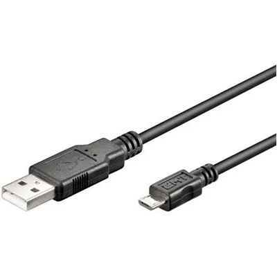 Image de DIGITUS USB 2.0 Anschlusskabel Typ A -mikro B St/St 1.8m sch