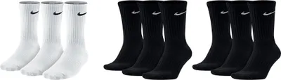 Produktbild von 9 Paar Nike Herren Damen Socken SX4508 - Farbe: 1 x weiß 2 x schwarz - Größe: 38-42