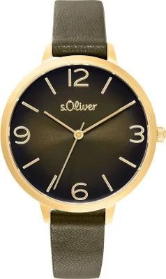 Produktbild von s.Oliver Damen Uhr Armbanduhr Leder 2036549