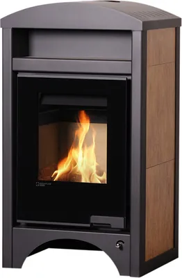 Image de HS FLAMINGO poêle-cheminée AQUAFLAM VARIO BARMA 11/5 kW - Noyer