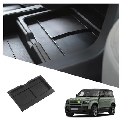 Immagine prodotto di Contenitore portaoggetti in TPE per la console centrale, compatibile con Land Rover Defender 90, 110 e 130, modelli dal 2020 al 2026