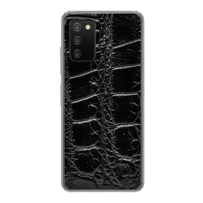 Produktbild von MuchoWow® Handyhülle Schutzhülle Hülle für Samsung Galaxy A03s Tiermuster - Krokodile - Leder Silikon Softcase Handy Hülle - Schutz