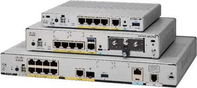 Zdjęcie produktu dla Cisco C1121-4P, Ethernet WAN, Gigabit Ethernet, Srebrny