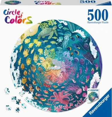 Produktbild von Ravensburger Puzzle 17170 Circle of Colors - Ocean & Submarine 500 Teile Puzzle