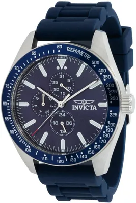 Immagine prodotto di Invicta Aviator 38401 Orologio da Uomo - Movimento al Quarzo - Acciaio Inossidabile con Quadrante Blu - 45 mm