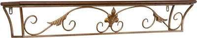 Produktbild von Wandkonsole im Landhausstil in Antik goldfarben 92 cm