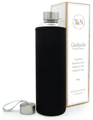 Productafbeelding van Glazen Drinkfles met Neopreen Hoes