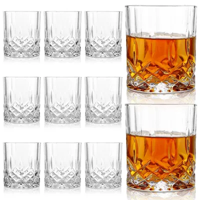 12 Whiskybecher Kristallglas 300 ml spülmaschinengeeignet