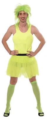 Produktbild von Ballerina-Kostüm Grün für Erwachsene, Tutu, Socken, Junggesellenabschied, Party