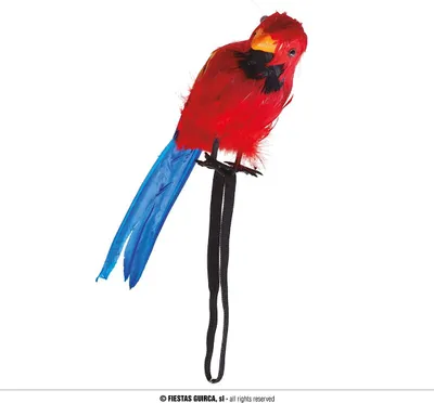 Immagine prodotto di Pirata Pappagallo Spalla Accessorio Decorazione Carnevale Animale Look Costume Accessorio Divertente Imitazione Uccello Colorato Travestimento Tematico, Colore: Multicolore