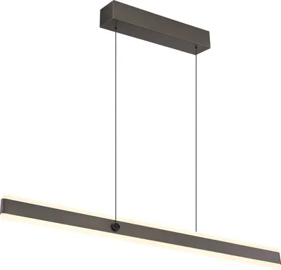 Produktbild von Globo Lighting Hängeleuchte Metall titanfarben gebürstet, LED