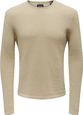Produktbild von ONLY & SONS Langarm Strickpullover Rundhals Basic Sweater Shirt Jumper ONSPANTER Größe: XXL
