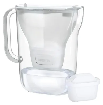 Image de Carafe filtrante BRITA Style Essential MXPRO LED - 2,4 L, blanche