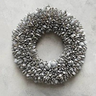 Produktbild von Kranz Bakuli - grey mist: D 20cm