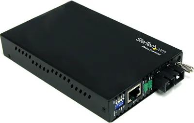 Produktbild von StarTech.com ET91000SC2, 2000 Mbit/Sek, 1000Base-T, SC, verkabelt, 600 g, 95 x 160 x 20 mm