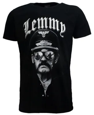 Produktbild von Motörhead T-Shirt mit Lemmy Motiv, offizielles Band Merchandise, Größe M