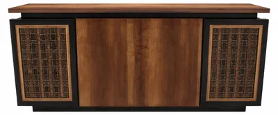 Produktbild von Elegantes Sideboard Farbe Braun, Schwarz Modernes Design Holzrahmen