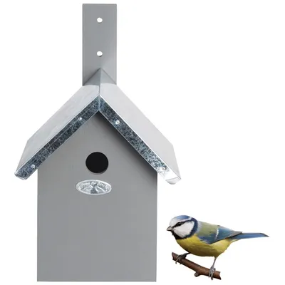 Produktbild von Esschert Design Nistkasten Blaumeisen grau; NK39G