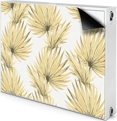 Produktbild von Magnet Heizkörperabdeckung Heizkörperverkleidung Verkleidung Abdeckung 80x60 cm  - Blätter, tropisch
