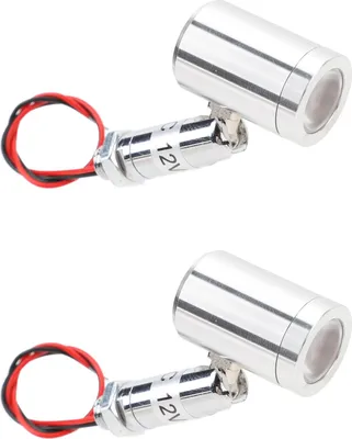 Image de 2 Pcs Mini Spot LED DC12V 1W 30�� Angle Lumières d'intérieur pour vitrine de bijoux Spot pour KTV Cabinet Bibliothèque Hallway Lumière blanche