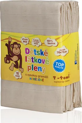 Image de Couches TETRA TOP QUALITY écrues, 70x70, 10pcs