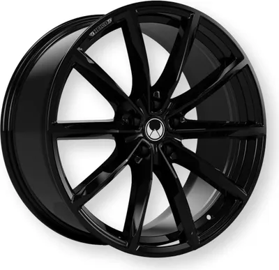 Obrázok produktu pre HEICO Volvo XC90 XC60 XC40 V90 V60 S90 S60 C40 20-palcový 10-lúčový hliníkový disk, lesklý čierny