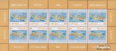 Produktbild von Briefmarken Lettland 2004 Mi 613Klb Kleinbogen (kompl.Ausg.) postfrisch Europa