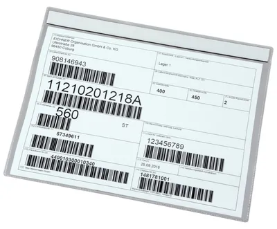 Produktbild von EICHNER Einstecktasche 9218-03064 A4 quer 50St