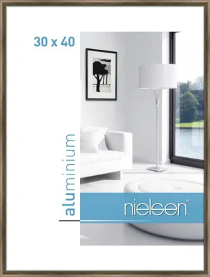 Obrázok produktu pre Nielsen hliníkový rám Classic 30x40 cm štruktúra orech